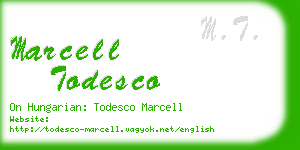 marcell todesco business card